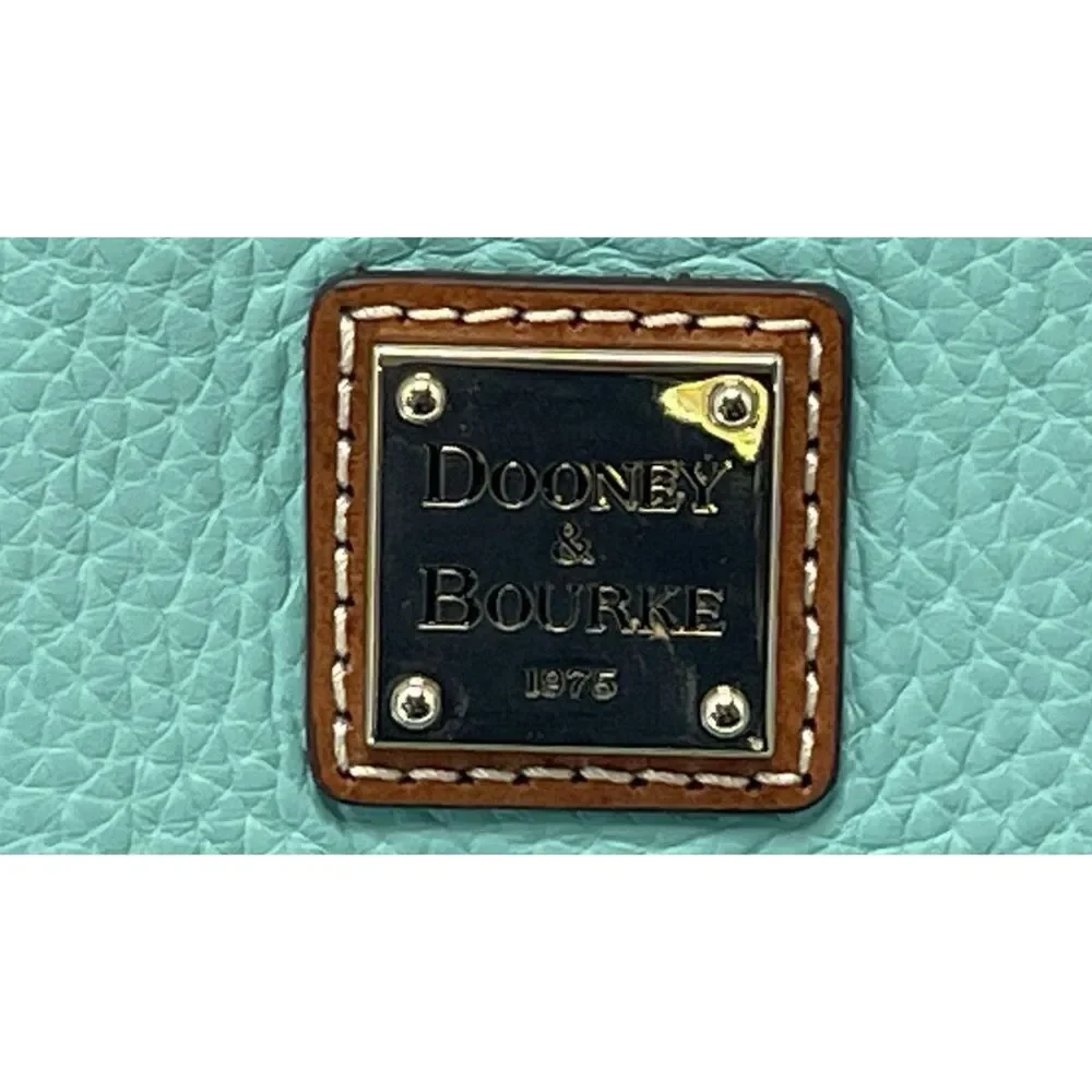 Dooney & Bourke Small Lexington Pebble Leather Tote Bag Teal / Green